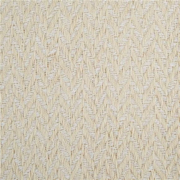 Modern Zig Zag Throw Blanket Woven Cotton, Hand-Knotted 2.5" Fringe - Picture 5 of 7